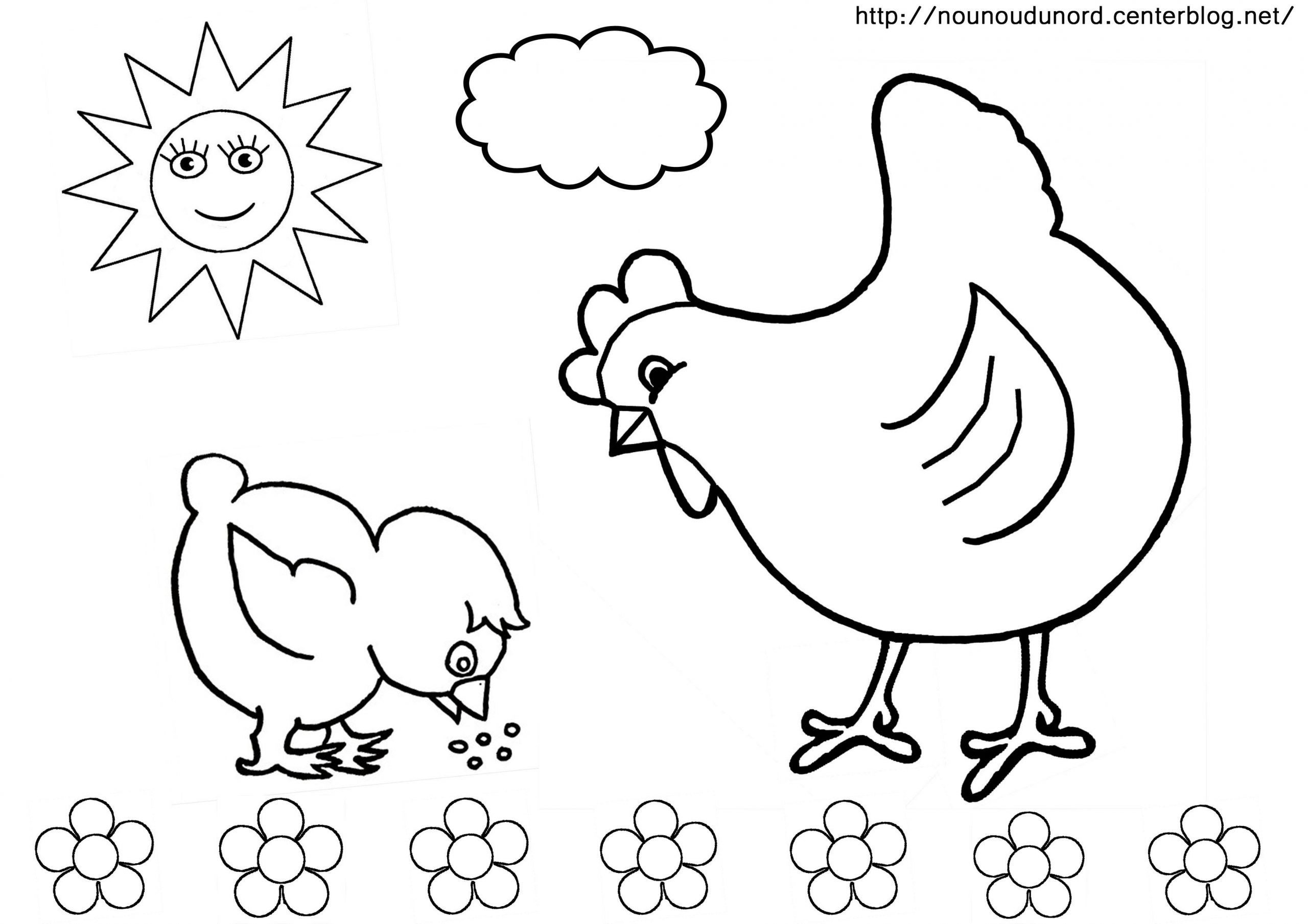 Раскраска курица ♥ Онлайн, Скачать и Распечатать Бесплатно!