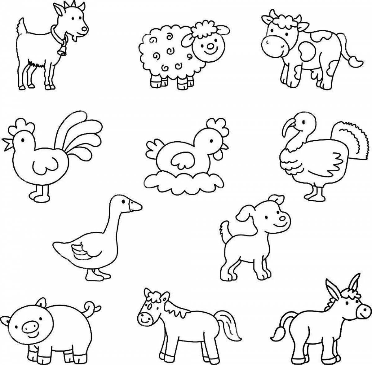 Карточки «Дикие и экзотические животные» скачать для распечатки, картинки животных для детей