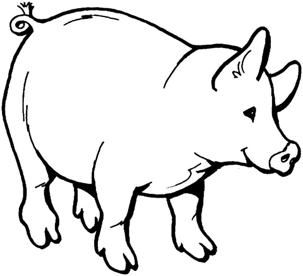 Раскраска свинка Пеппа