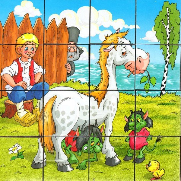 Пазлы по сказкам Пушкина