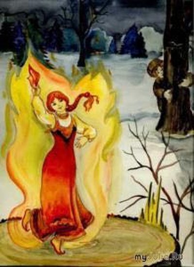 Сказки Бажова Огневушка поскакушка