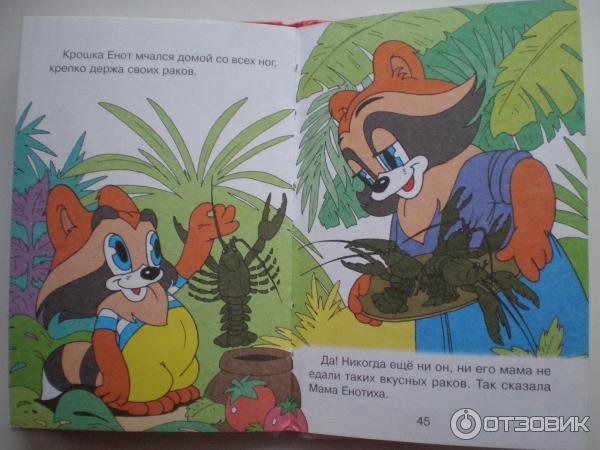 Крошка енот книга про отражение
