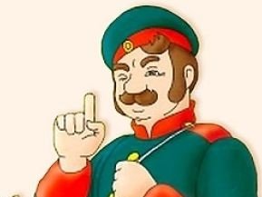 Солдат из каши из топора