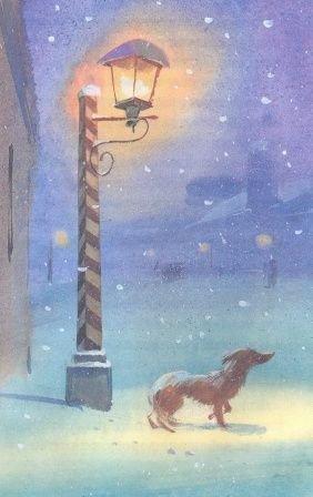 Рисунок к каштанке Чехова