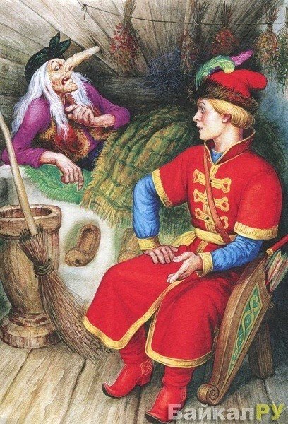 Царевна лягушка баба Яга