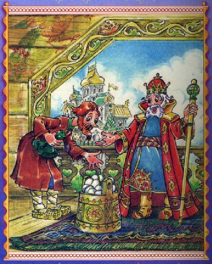 Арты русская народная сказка дочь семилетка (68 фото)