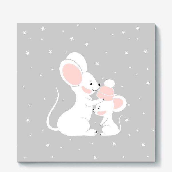 Картинки мама мышка и мышонок (69 фото)