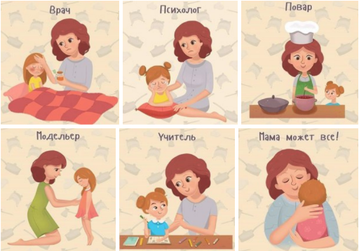Профессии мам