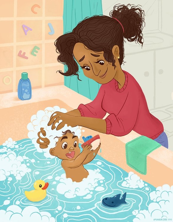 Детей моют в ванной. Картина мама купает ребенка. Мама моет малыша. Мама купает ребенка иллюстрация. Мамочка купает ребенка.