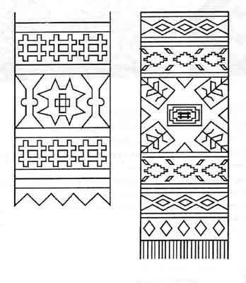 Белорусский рушник раскраска