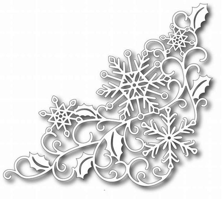 Раскраска Снежинка – зимние узоры
