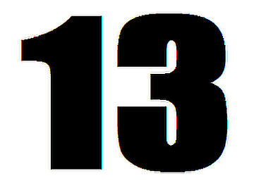 Большие цифры 13