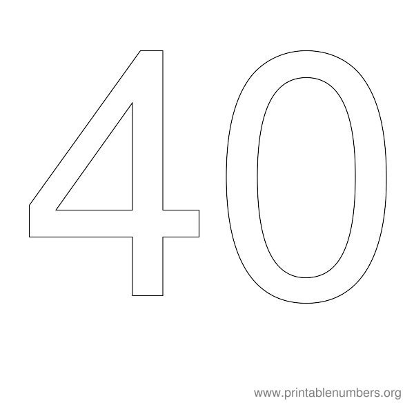 Трафарет 40