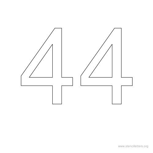 Цифра 44