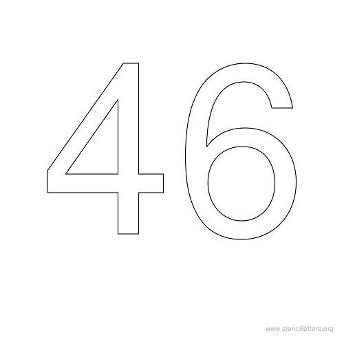 Трафарет 46