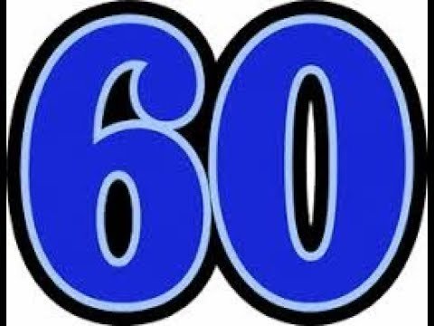 Цифра 60 шаблон
