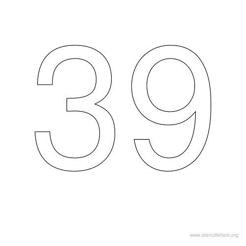 Трафареты цифра 69 (48 фото)