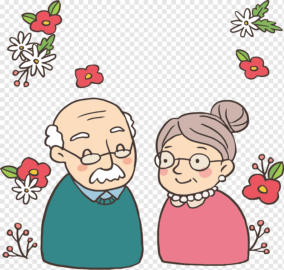 Красивые рисунки бабушки и дедушки