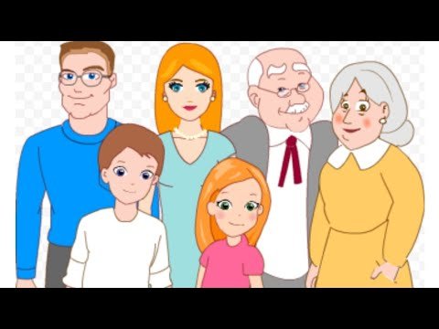 Мама папа бабушка дедушка