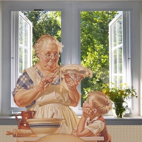 Красивые картины для бабушки