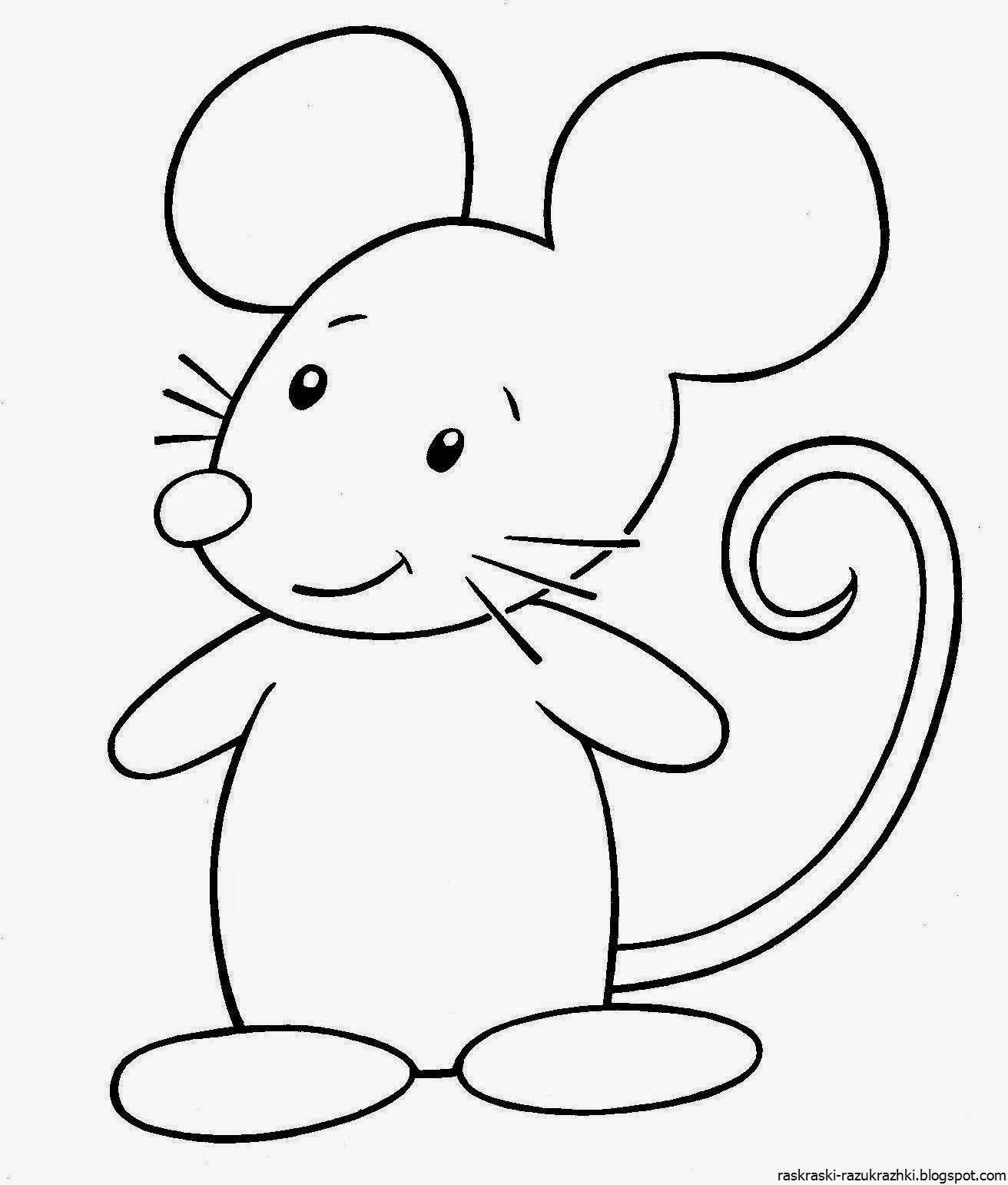 Копилка-раскраска Мышка-норушка