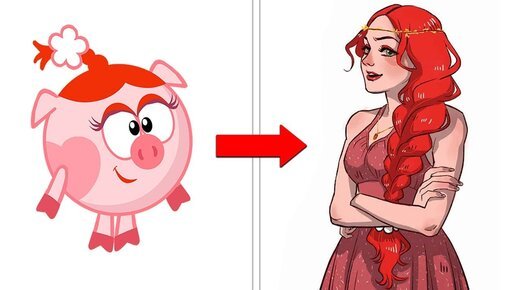 Нюша Смешарики человек