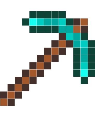 Алмазная кирка Pixel Art