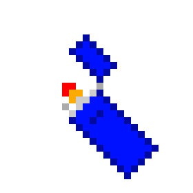 Пиксельная зажигалка 16x16
