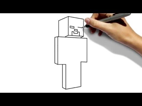 Как нарисовать Стива из МАЙНКРАФТА В реальной жизни
