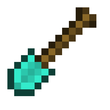 Minecraft алмазная лопата