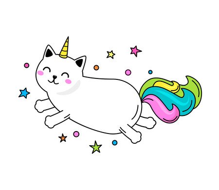 Кошка Единорожка кошка Единорожка