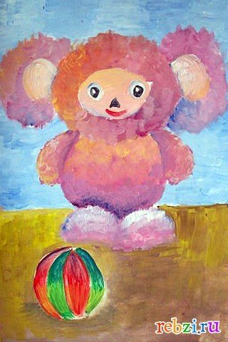 Рисование любимой игрушки