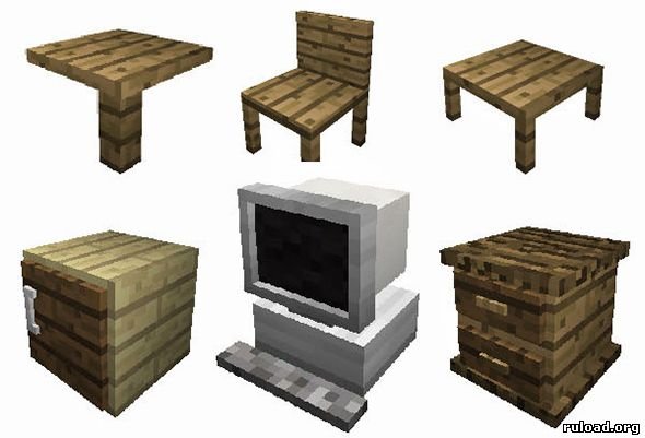 MRCRAYFISH'S Furniture Mod майнкрафт