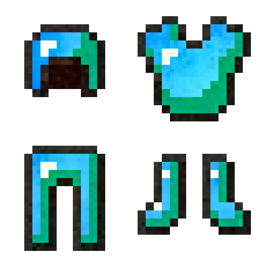 Minecraft Изумрудная броня