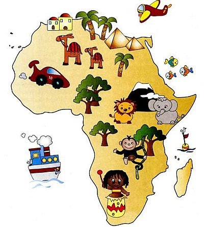 Материк Африка для детей