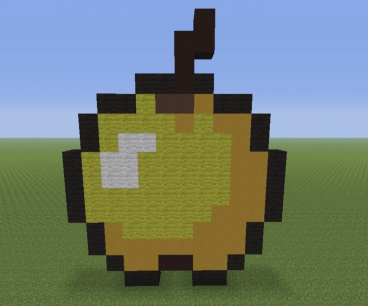 Золотое яблоко в Minecraft