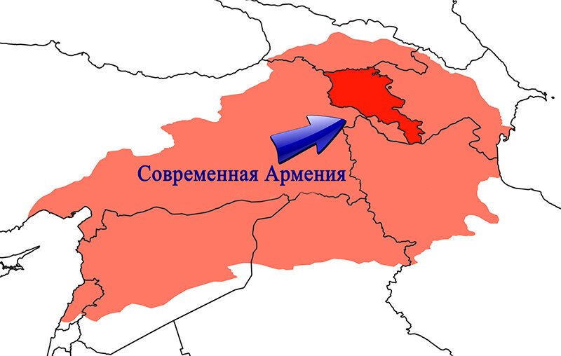 Районы армении на карте
