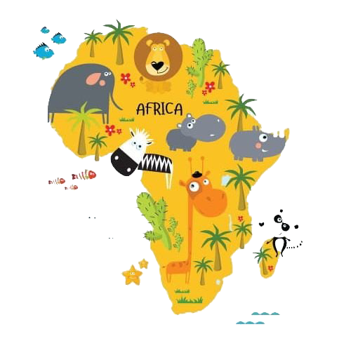 Рисунки карта африки (44 фото)