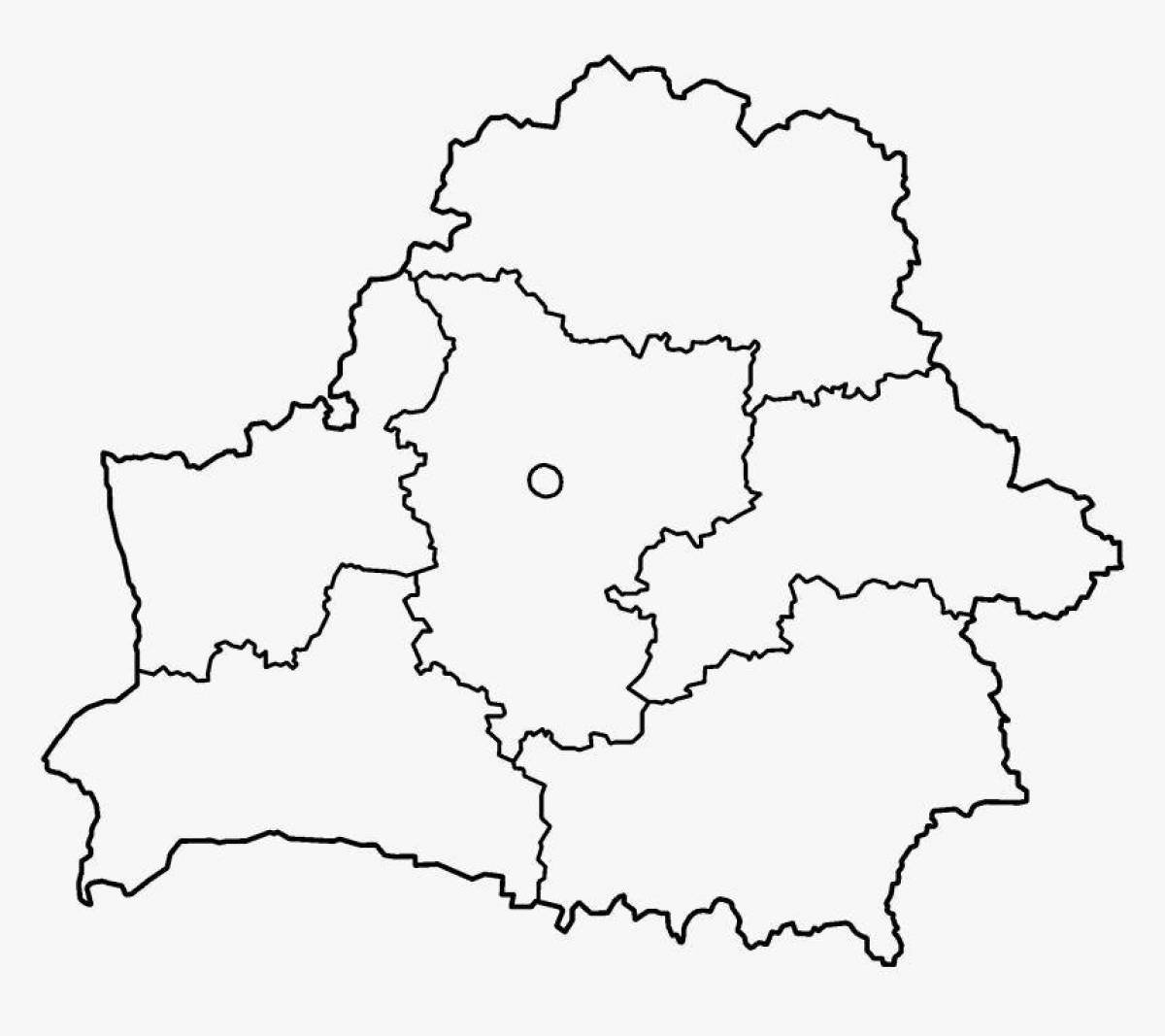 Спутниковая карта Беларуси