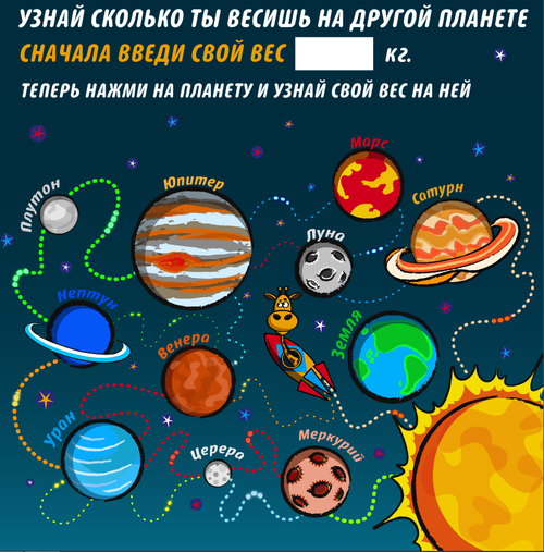 Про планеты детям дошкольникам