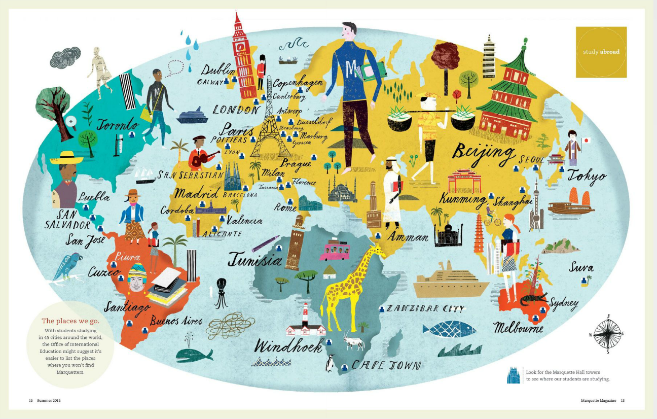 Карта Мировых достопримечательностей. Путешествия по странам. Все туристические страны