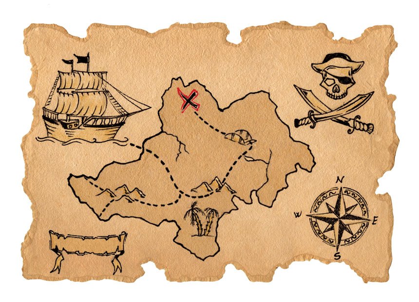 Пиратская карта: векторные изображения и иллюстрации, которые можно скачать бесплатно | Freepik