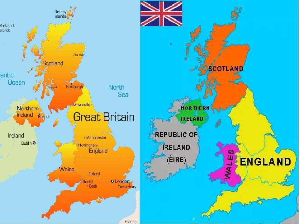 The smallest island is great britain