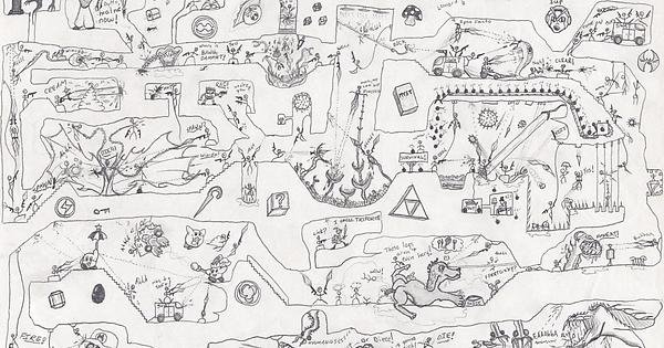 Рисунки карта фей (49 фото)