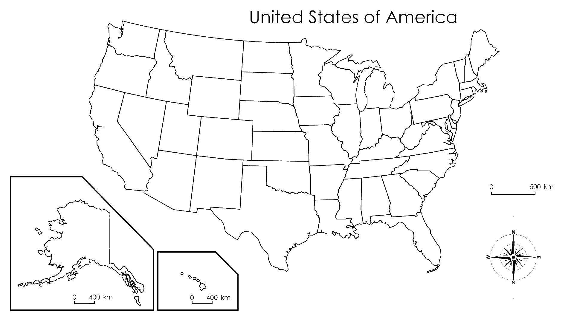 Контурные карты штатов. Контурная карта Соединенные штаты Америки 11. Карта Штатов США контурная карта. Контурная карта Америки со Штатами. Штаты США карта для печати.