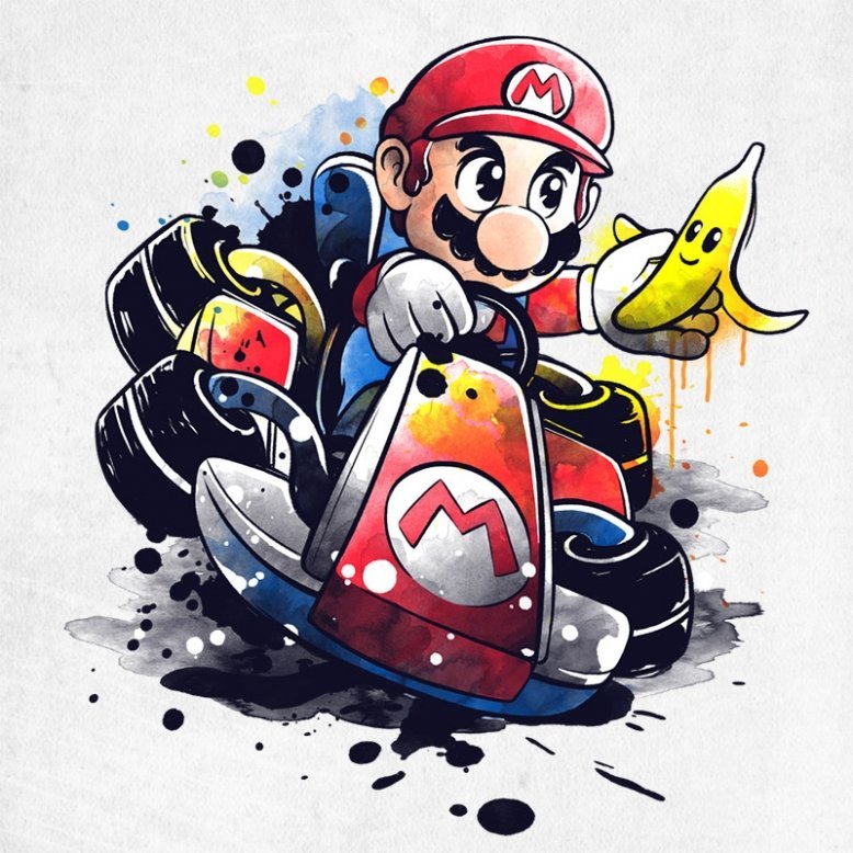 Раскраска Марио из игры