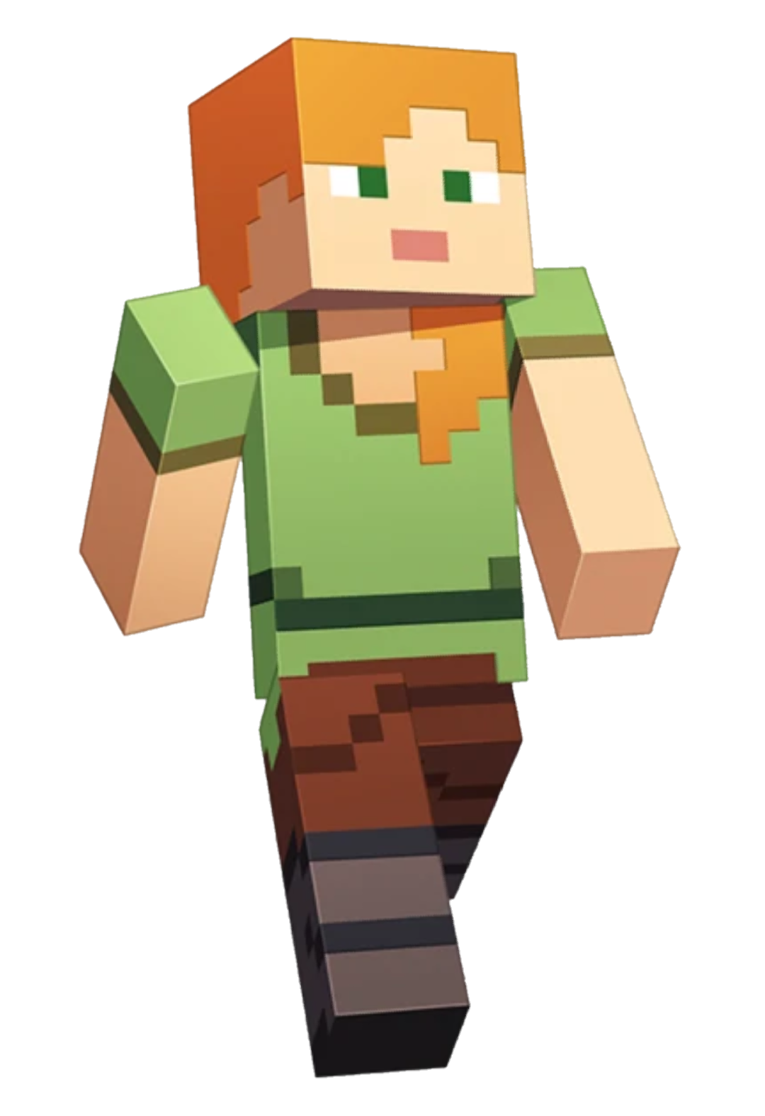 Алекс майнкрафт. Minecraft персонаж Алекс. Миникрафт герои. Персонажи из МАЙНКРАФТА.