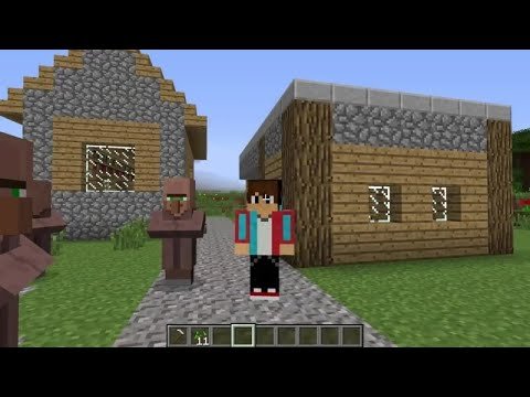 Майнкрафт деревня жителей номер 13