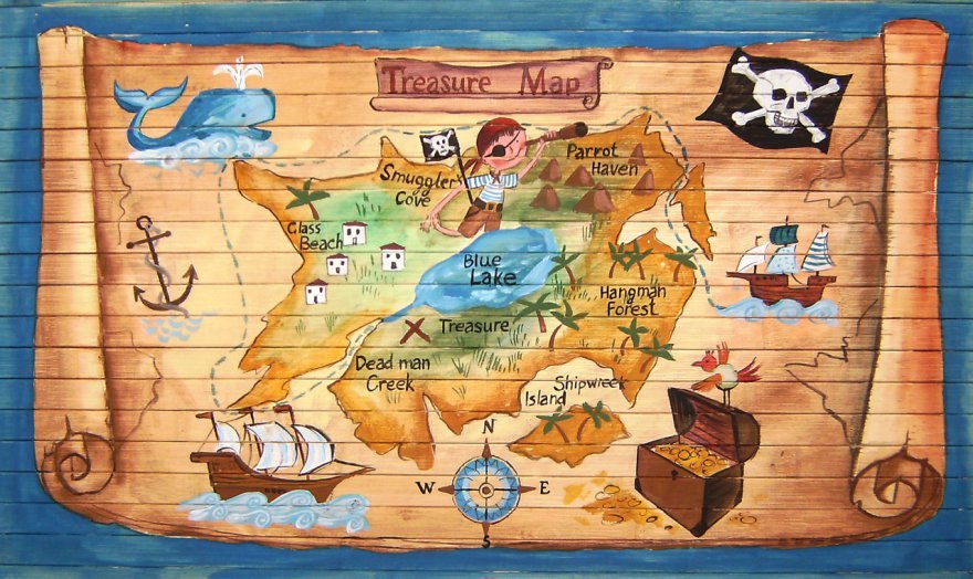 пиратская карта сокровищ Джавад - ePuzzle фотоголоволомка