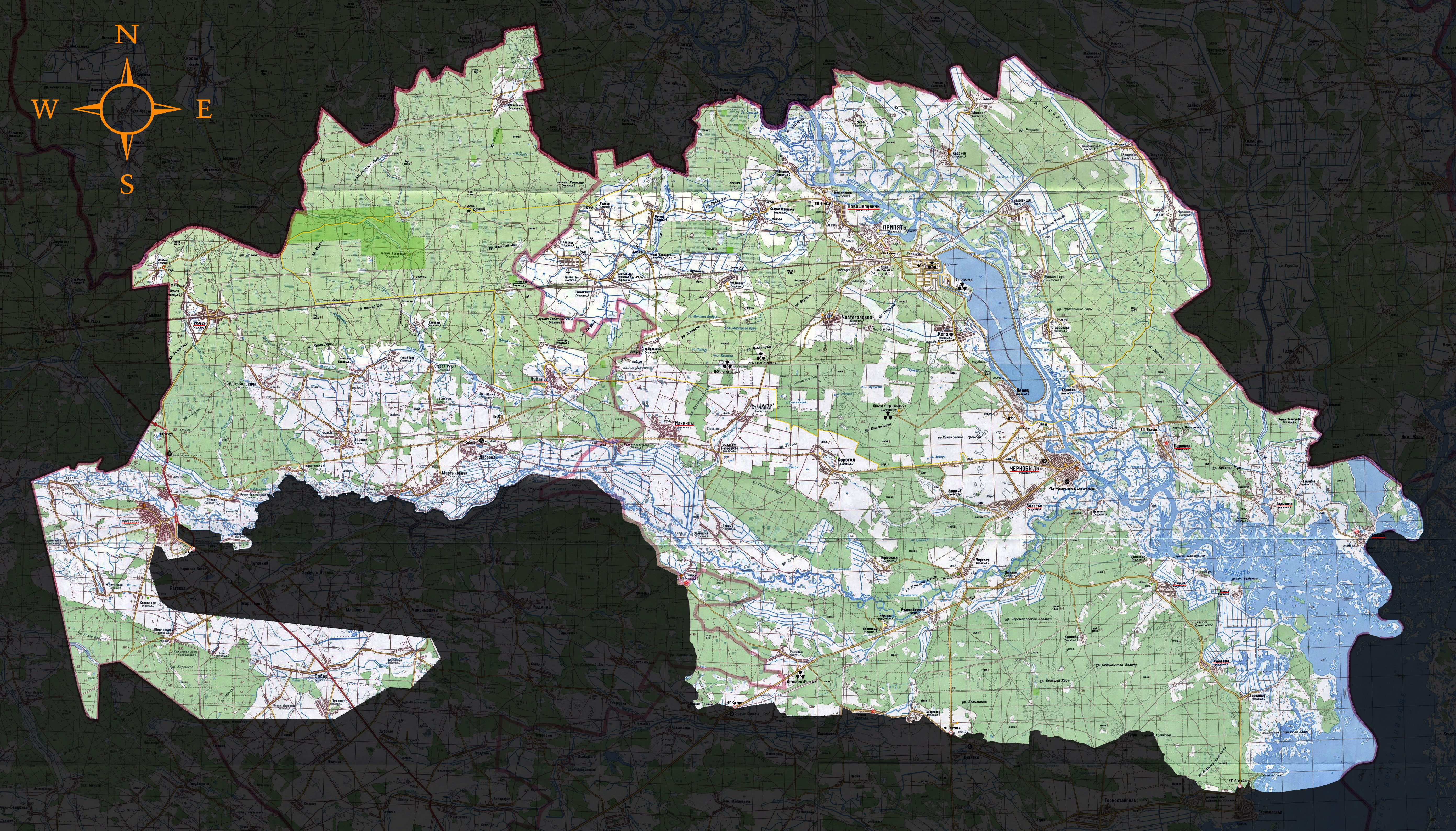 Зона отчуждения на карте. 30 Км зона отчуждения Чернобыльской АЭС. Карта зоны отчуждения Чернобыльской АЭС сталкер. Площадь зоны отчуждения Чернобыльской АЭС на карте. Припять зона отчуждения на карте.